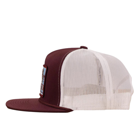 Maroon & White Blue Bull Trap