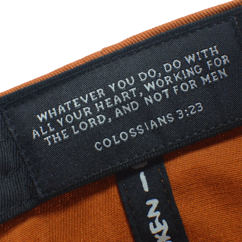 Orange Clay Snapback - Rooster 