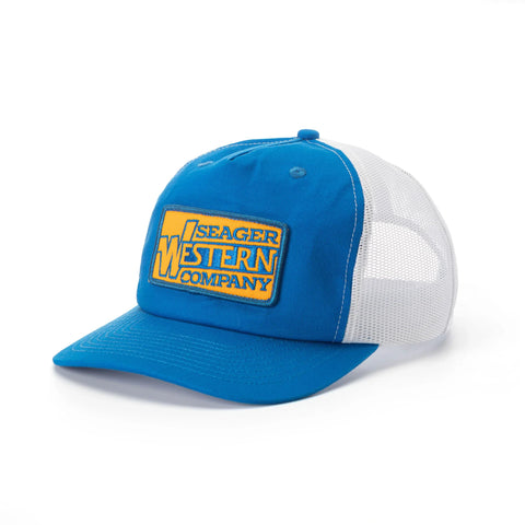 Western Wear Snapback Blue/ White