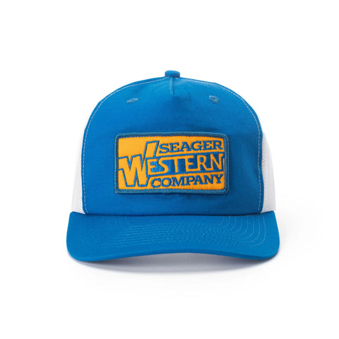 Western Wear Snapback Blue/ White