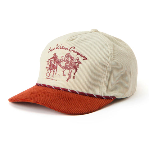Los Rios Corduroy Snapback Cream/Rust