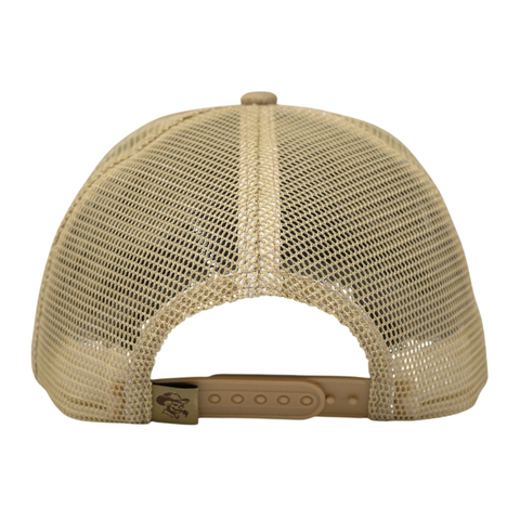 Protect Our Wetlands Unstructured Vintage Snapback Tan