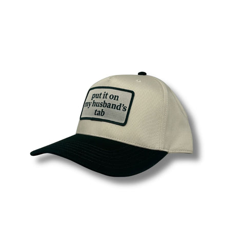 put it on my husbands tab - khaki/green - TopIt