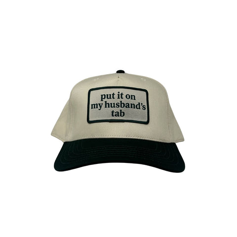put it on my husbands tab - khaki/green - TopIt