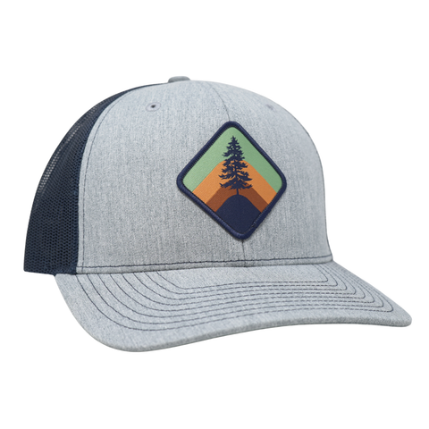 Retro Pine Heather Grey/ Navy