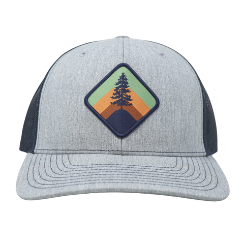 Retro Pine Heather Grey/ Navy