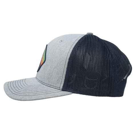 Retro Pine Heather Grey/ Navy
