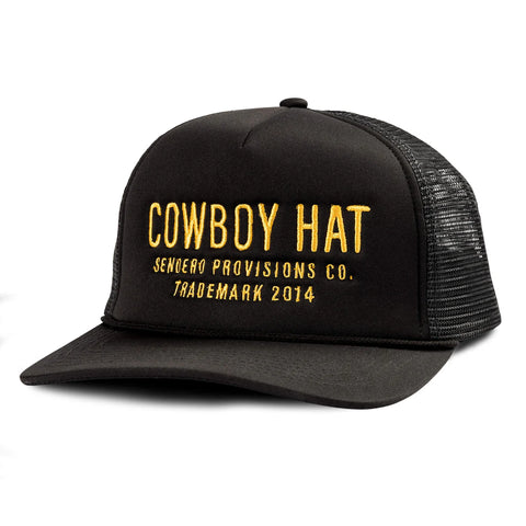 Cowboy Hat Black/Gold