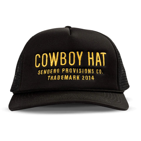 Cowboy Hat Black/Gold