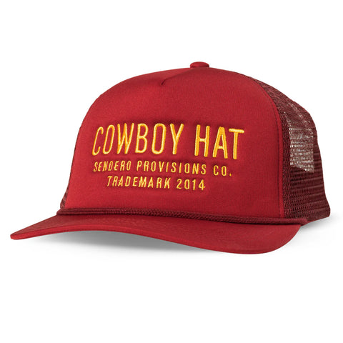 Cowboy Hat Burgundy