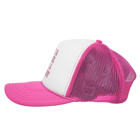 Save A Horse Ride A Cowboy Foamy Trucker - White/Pink - TopIt