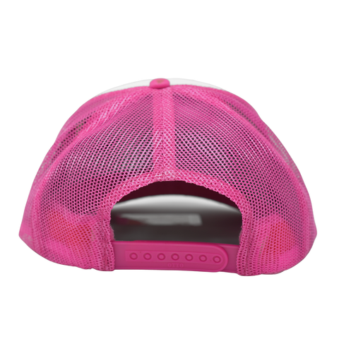 Save A Horse Ride A Cowboy Foamy Trucker - White/Pink - TopIt
