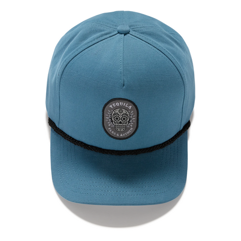 Sugar Skull Tequila Hat With Rope - Rooster 