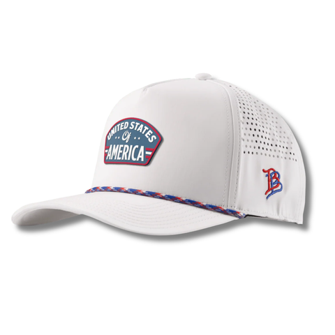 United States of America Badge Curved 5 Panel Rope