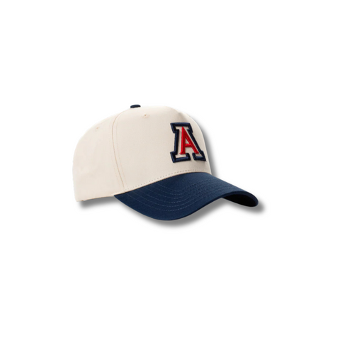 University of Arizona Logo Hat Cream & Blue