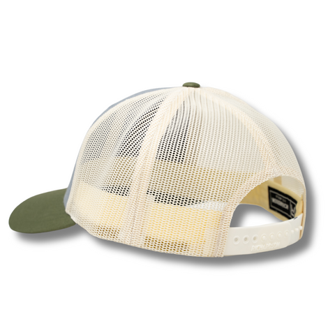 Painted Desert Grey/Birch/Green Trucker