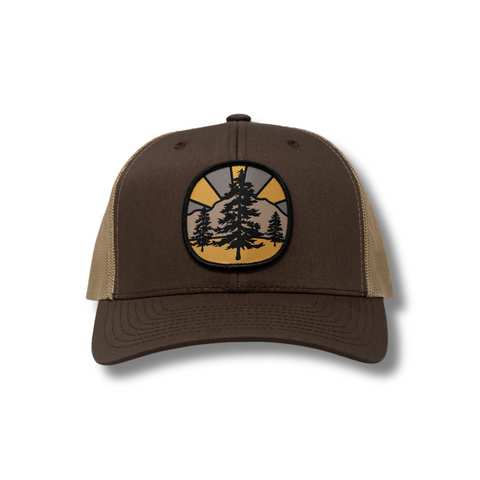 Flagstaff Pines Brown/Khaki Trucker