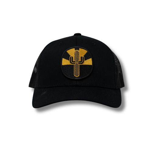 Morning Cactus Black/Black Trucker