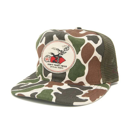 Don't Think Camo Trucker - Strapback