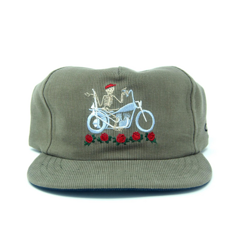 Dead Flowers - Strapback Army Green