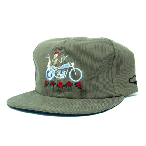 Dead Flowers - Strapback Army Green