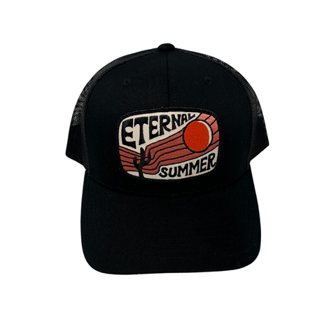 Eternal Summer Curved Trucker - Black