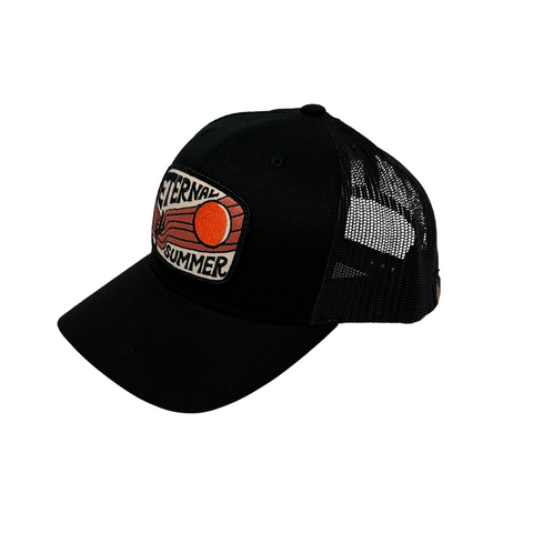 Eternal Summer Curved Trucker - Black