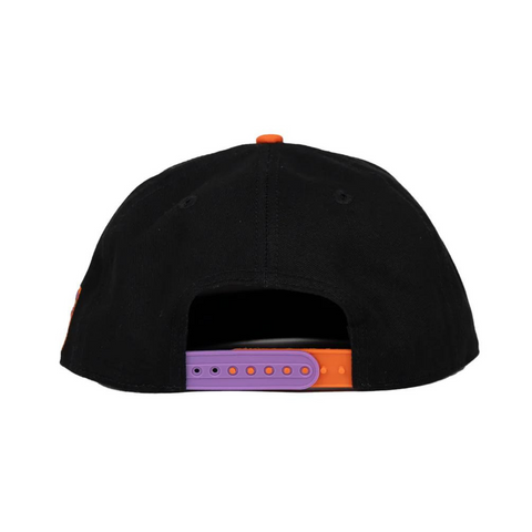 Snapback Hat Classic Black Orange & Purple