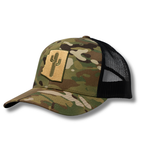 Cactus Stated Trucker Multi Camo