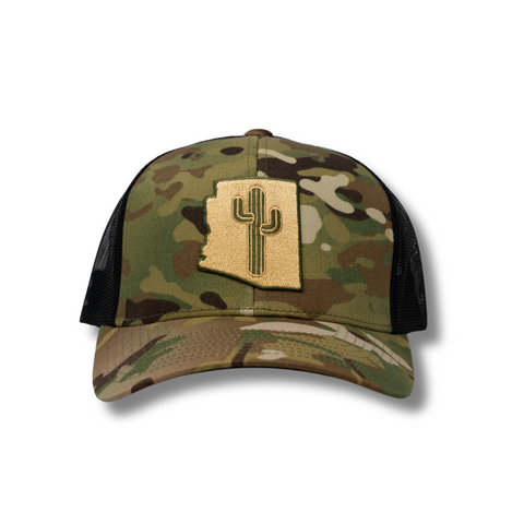 Cactus Stated Trucker Multi Camo