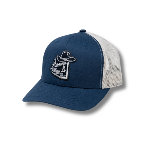 Arizona The Grand Canyon State Navy/ Silver