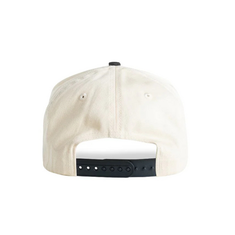 Dad Gang Hat Cream and Black