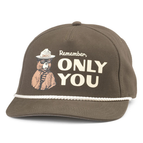 Smokey Bear Canvas Cappy