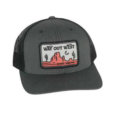 Way Out West Curved Trucker