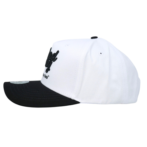 White & Black Logo Hat