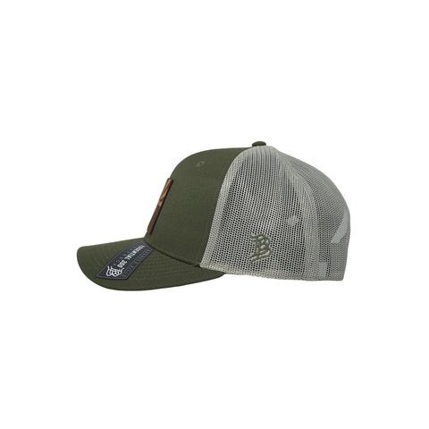 Arizona 48 State Tan Curved Trucker – Color: Light Loden