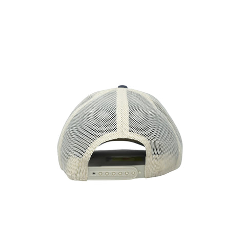 Arizona 48 State Tan Curved Trucker – Color: Light Navy