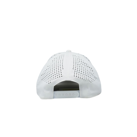 Arizona Patriot Series Curved 5 Panel Rope – Color: White with RWB Rope