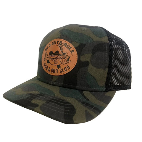 Rod & Gun Club Trucker Hat Olive/ Camo