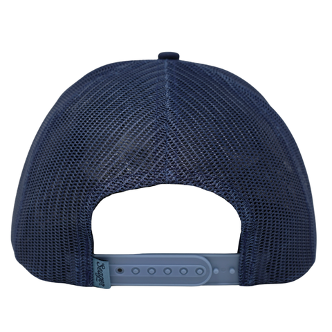 Bradley Trucker Snapback Faded Denim – Color: Faded Denim