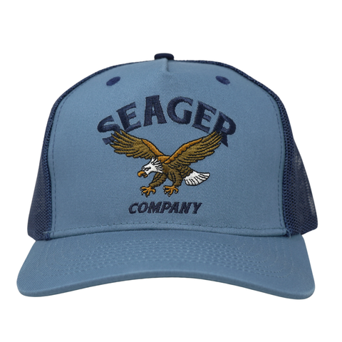 Bradley Trucker Snapback Faded Denim – Color: Faded Denim
