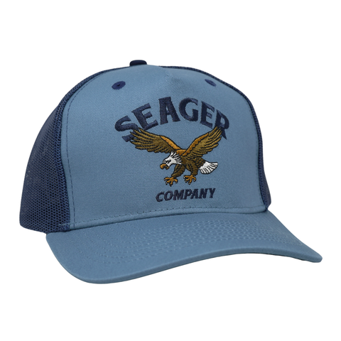 Bradley Trucker Snapback Faded Denim – Color: Faded Denim