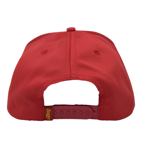 Branded Snapback – Color: Red
