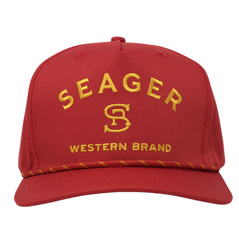 Branded Snapback – Color: Red