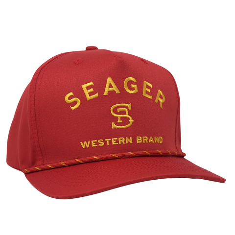 Branded Snapback – Color: Red