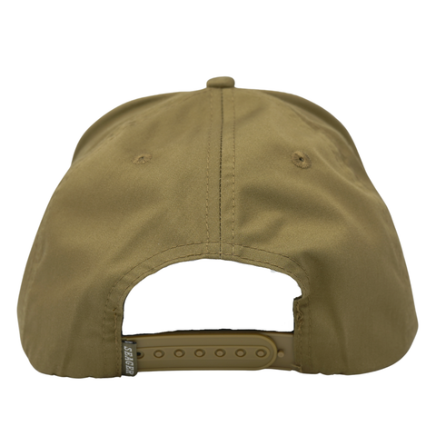 Branded Snapback – Color: Brown