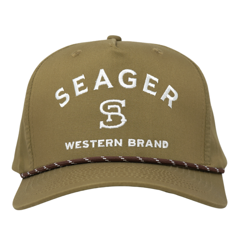 Branded Snapback – Color: Brown
