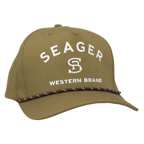 Branded Snapback – Color: Brown