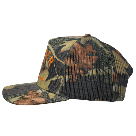 Branded Trucker Snapback – Color: SJC Camo