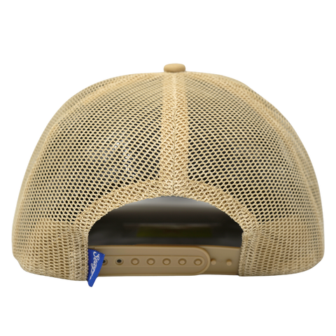 Branded Trucker Snapback – Color: Khaki